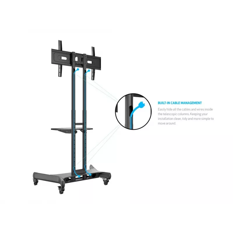 Multibrackets M Public Floorstand Basic 150 incl. bandeja y soporte de cámara