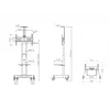 Multibrackets M Public Floorstand Basic 150 incl. bandeja y soporte de cámara