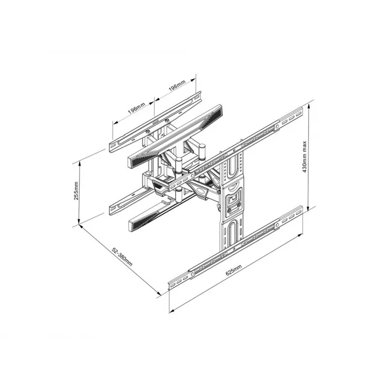 Soporte de monitor dual Full Motion Multibrackets M VESA Flexarm L