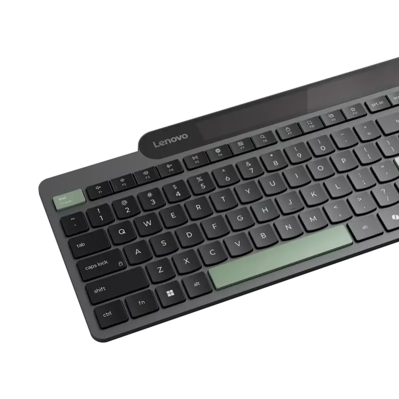 Lenovo | Self-Charging | teclado | Bluetooth | estonio | negro