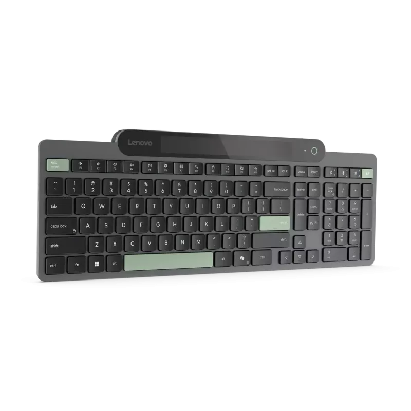 Lenovo | Self-Charging | teclado | Bluetooth | estonio | negro