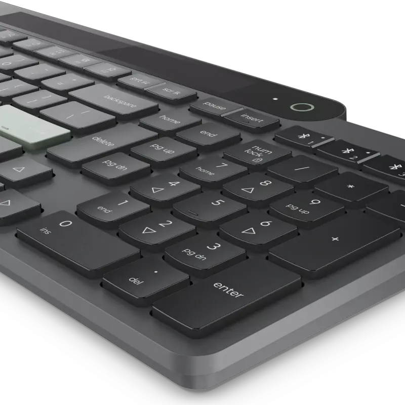 Lenovo | Self-Charging | teclado | Bluetooth | estonio | negro