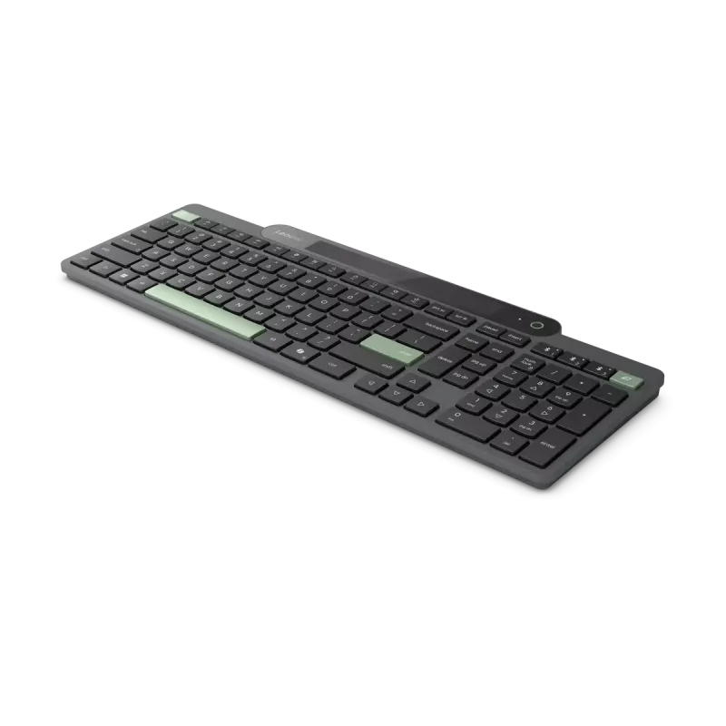 Lenovo | Self-Charging | teclado | Bluetooth | estonio | negro