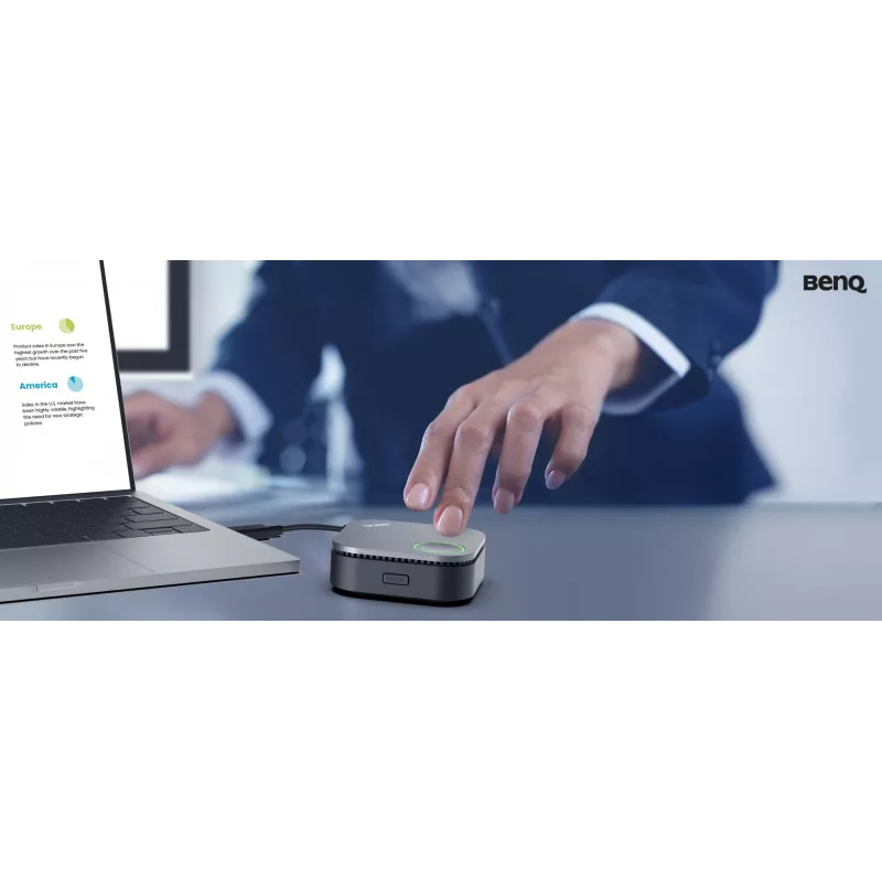 Sistema de presentación inalámbrico BenQ InstaShow WDC15 HDMI de sobremesa negro