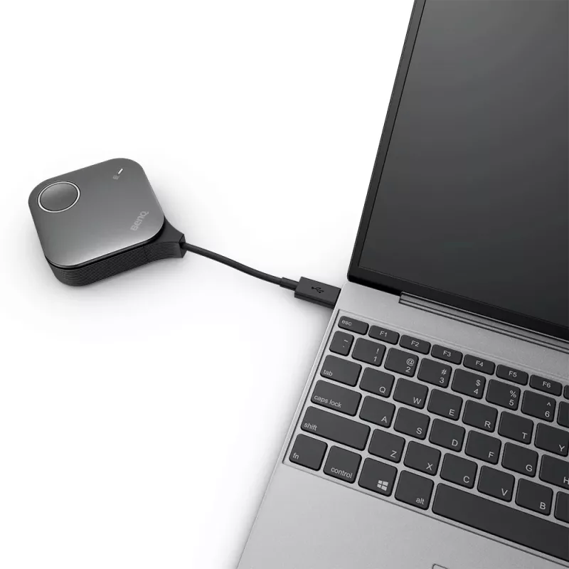 Sistema de presentación inalámbrico BenQ InstaShow VS25 HDMI de sobremesa, Wi-Fi 6, hasta 2400 Mbps, antena externa, negro
