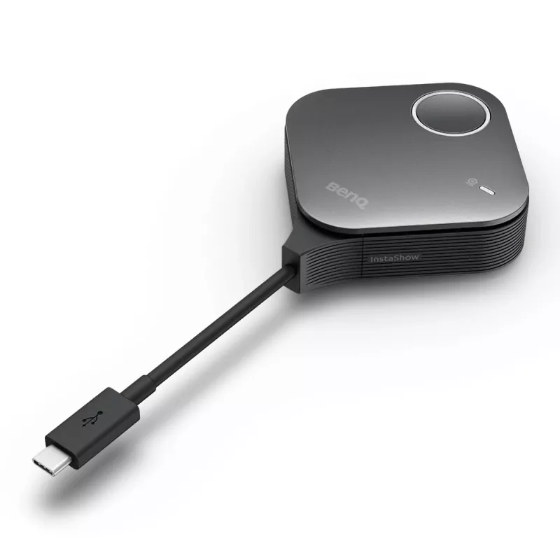 Sistema de presentación inalámbrico BenQ InstaShow VS25 HDMI de sobremesa, Wi-Fi 6, hasta 2400 Mbps, antena externa, negro