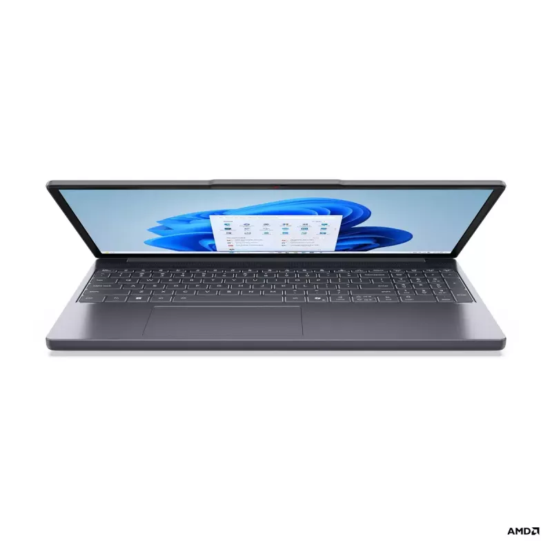 Portátil Lenovo IdeaPad Slim 3 15AMN8 — 15,6 inch FHD TN 1920x1080, AMD Ryzen 3 7320U, 16GB LPDDR5, 512GB SSD, AMD Radeon 610M, Windows 11 Home, gris ártico