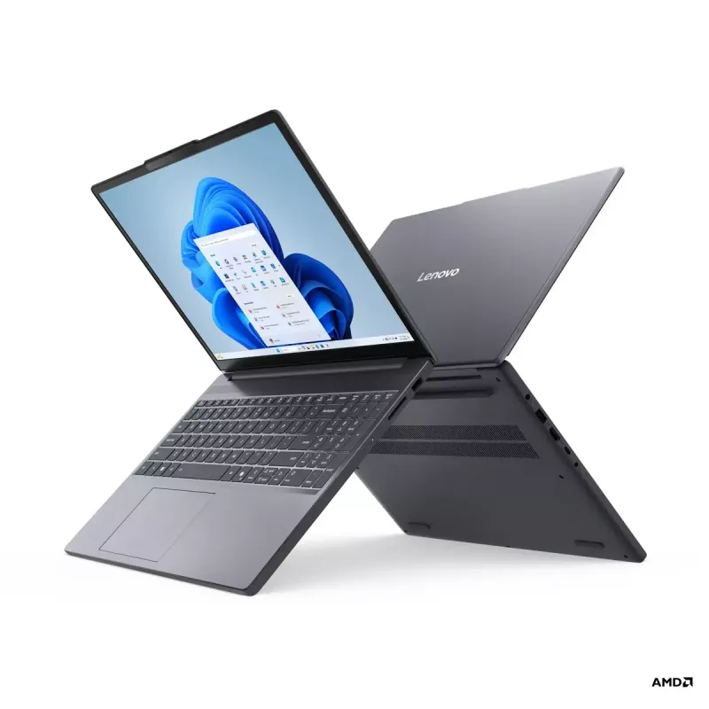 Portátil Lenovo IdeaPad Slim 3 15AMN8 — 15,6 inch FHD TN 1920x1080, AMD Ryzen 3 7320U, 16GB LPDDR5, 512GB SSD, AMD Radeon 610M, Windows 11 Home, gris ártico
