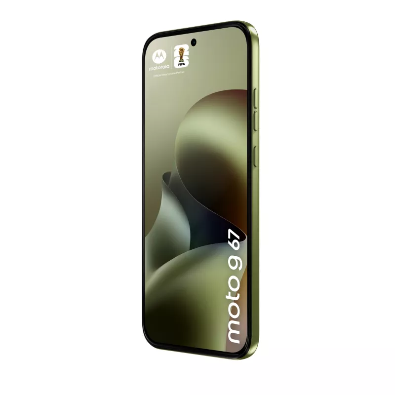 Smartphone Motorola moto g67 6,8 inch (17,3 cm) 5G, MediaTek Dimensity 6300 2,4 GHz, 4 GB RAM, 128 GB, 5200 mAh, Hybrid Dual SIM, verde