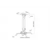 Soporte de techo Multibrackets M Universal Projector Mount I