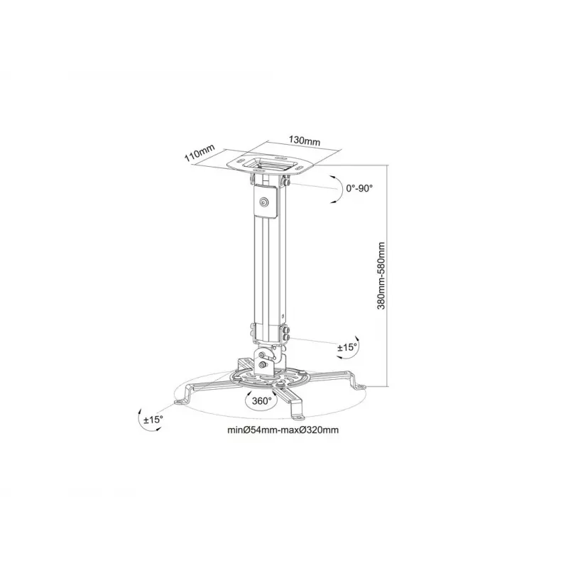 Soporte de techo Multibrackets M Universal Projector Mount I