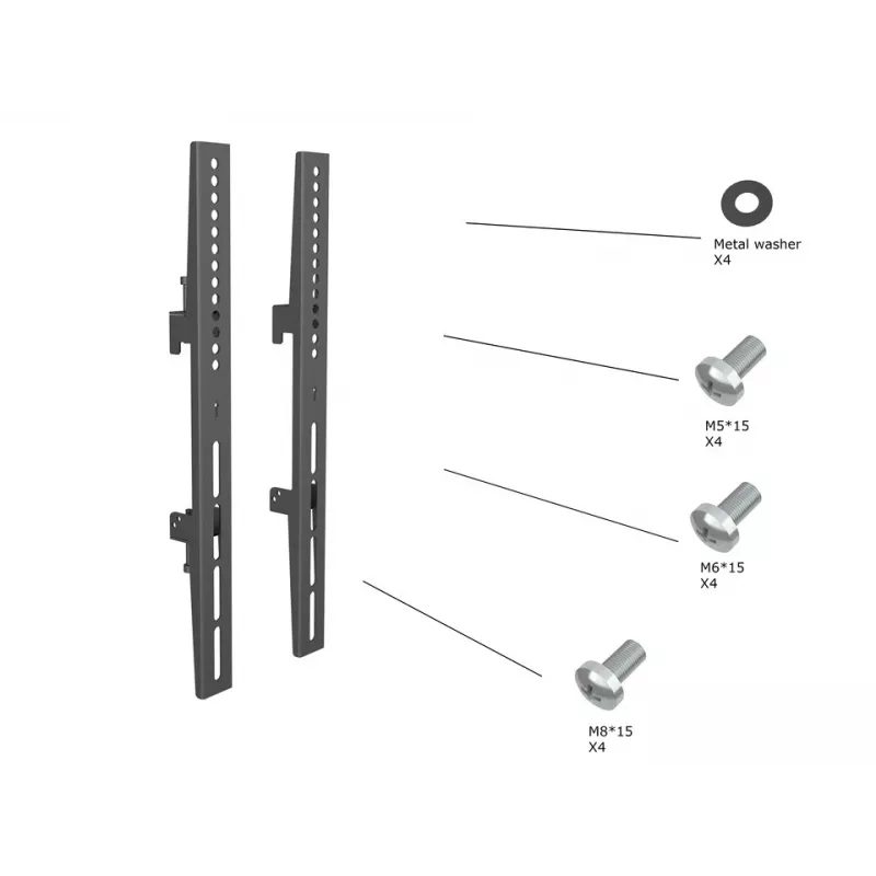 Brazo de montaje para pantalla plana Multibrackets M Pro Series Fixed Arms 400 mm