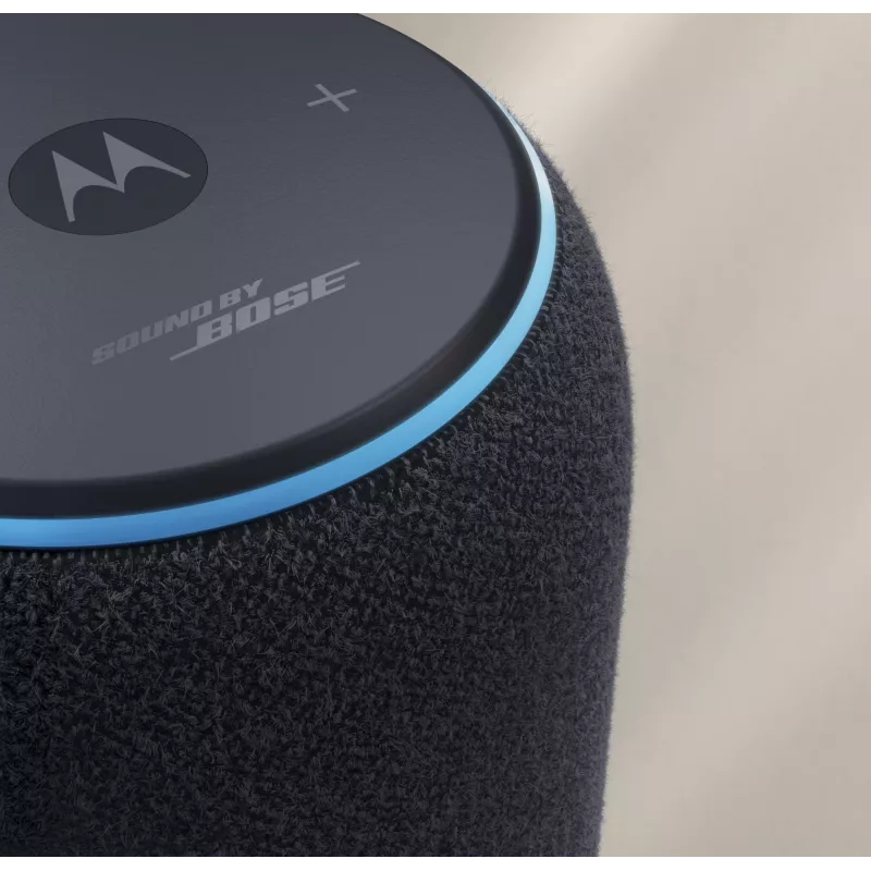 Altavoz portátil mono Motorola moto sound flow Carbon – 30 W RMS, USB-C, inalámbrico, carcasa de tela