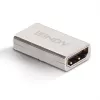 Lindy Adaptador HDMI 2.1 conector hembra a conector hembra, HDMI 2.1, HDMI 2.1, Plata