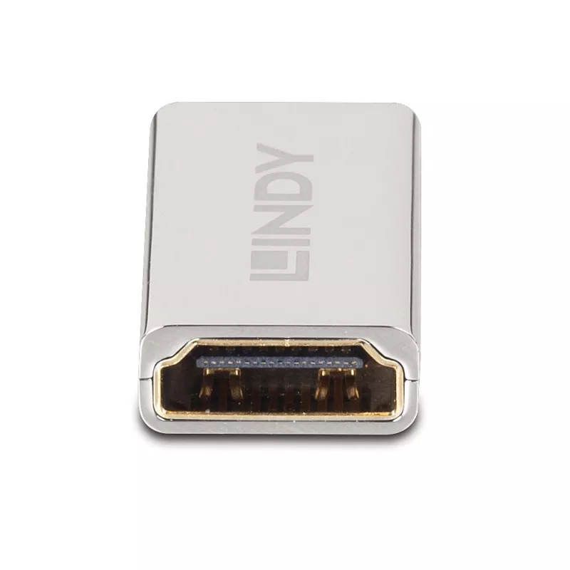 Lindy Adaptador HDMI 2.1 conector hembra a conector hembra, HDMI 2.1, HDMI 2.1, Plata