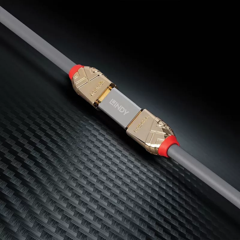 Lindy Adaptador HDMI 2.1 conector hembra a conector hembra, HDMI 2.1, HDMI 2.1, Plata