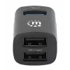Manhattan Hub USB-C de 3 puertos, ULTRA COMPACTO, 3 puertos USB-A (1x 5 Gbps USB 3.2 Gen1 aka USB 3.0, 3 x 480 Mbps USB 2.0), alimentado por USB (no requiere fuente de alimentación externa)