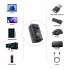 Manhattan Hub USB-C de 3 puertos, ULTRA COMPACTO, 3 puertos USB-A (1x 5 Gbps USB 3.2 Gen1 aka USB 3.0, 3 x 480 Mbps USB 2.0), alimentado por USB (no requiere fuente de alimentación externa)