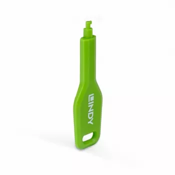 Lindy SFP Port Blocker Key, verde, llave de bloqueo de puerto, SFP, verde, acrilonitrilo butadieno estireno (ABS), 1 ud., bolsa de plástico