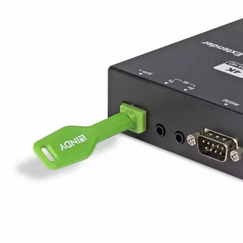 Lindy SFP Port Blocker Key, verde, llave de bloqueo de puerto, SFP, verde, acrilonitrilo butadieno estireno (ABS), 1 ud., bolsa de plástico