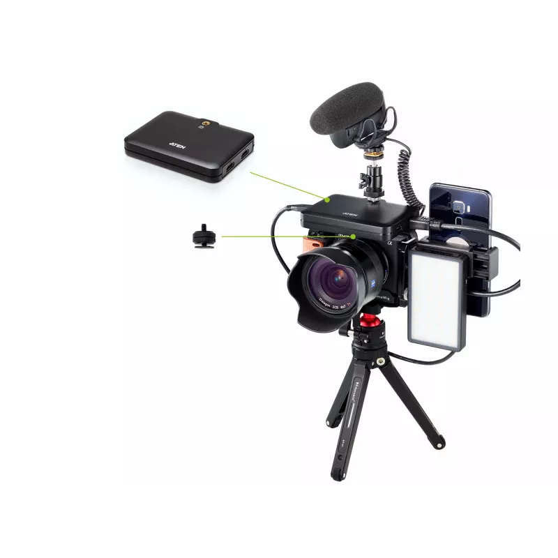 ATEN CAMLIVE™+(grabación de vídeo HDMI a USB-C UVC con Power Pass-Through PD3.0)