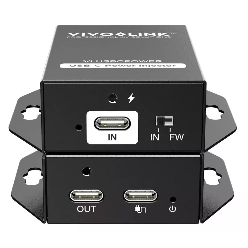 Procesador de control VivoLink VLUSBCPOWER – interfaz de alimentación y control para sistemas USB-C