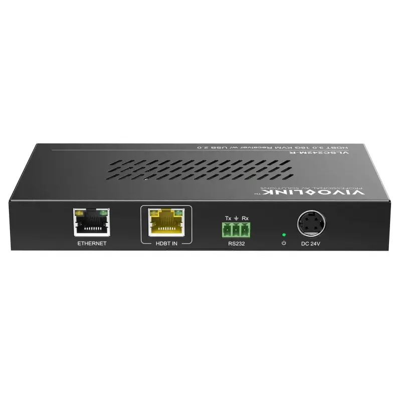 Escalador de vídeo Vivolink VLSC242M, carcasa de metal, HDCP 1.4/2.2, AC 110–230V, 250×200×44 mm