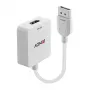 Convertidor Lindy HDMI 18G a DisplayPort 1.2, 0,095 m, HDMI Type-A (estándar), DisplayPort, conector hembra, conector macho, recto
