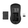 Ratón inalámbrico Sandberg Saver negro, ambidiestro, RF Wireless, 1600 DPI, negro
