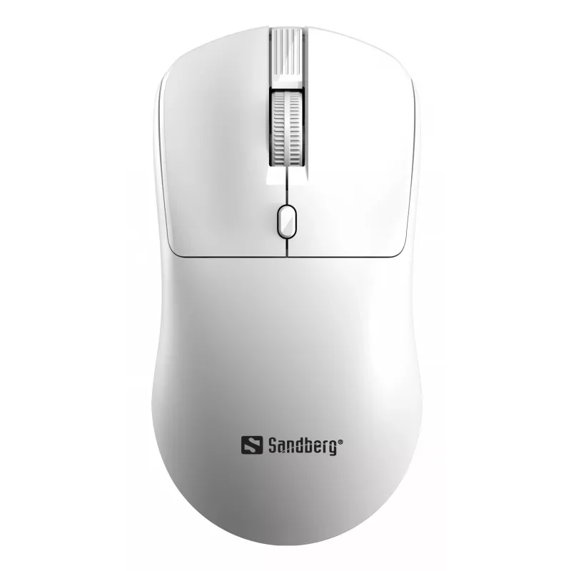 Ratón inalámbrico Sandberg Saver blanco, ambidiestro, RF Wireless, 1600 DPI, blanco