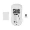 Ratón inalámbrico Sandberg Saver blanco, ambidiestro, RF Wireless, 1600 DPI, blanco