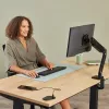 Alargador de corriente Fellowes 100137177 2 m 1 salida AC para interior negro