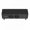 Alargador de corriente Fellowes 100137182 2 m 2 toma(s) AC para interior negro