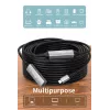Cable alargador activo USB-C a USB-C EQUIP 10 m, USB 3.2 Gen 1 (5 Gbit/s), negro