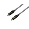 Cable USB-C a USB-C EQUIP 3,0 m — USB 3.2 Gen 2x2, 20 Gbit/s, PD 240 W, 4K@60 Hz, negro
