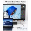 Adaptador USB a HDMI EQUIP 133498 (conector USB-C y USB-A a HDMI, 1080p, carcasa de aluminio, gris)