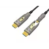 Cable óptico activo HDMI 2.0 EQUIP 20 m, Type-A/Type-D desmontables, 4K/60Hz, 18 Gbit/s, contactos dorados
