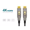 Cable óptico activo HDMI 2.0 EQUIP 30 m con conectores Type-D y Type-A desmontables, 4K/60Hz, 18 Gbit/s, contactos dorados