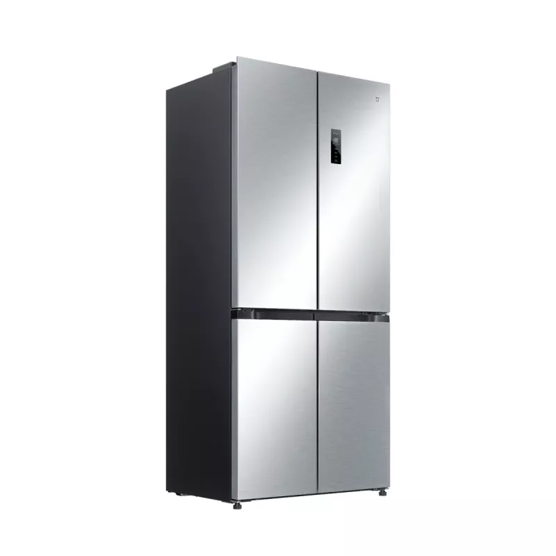 Frigorífico side-by-side independiente Xiaomi Mijia Cross Door 502L – Total 502 L (frigorífico 326 L / congelador 176 L), No Frost, clase de eficiencia energética E, altura 191,2 cm, 37 dB, Plata cepillado