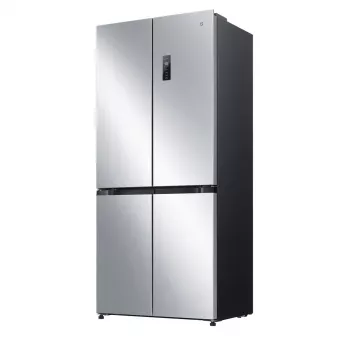 Frigorífico side-by-side independiente Xiaomi Mijia Cross Door 502L – Total 502 L (frigorífico 326 L / congelador 176 L), No Frost, clase de eficiencia energética E, altura 191,2 cm, 37 dB, Plata cepillado