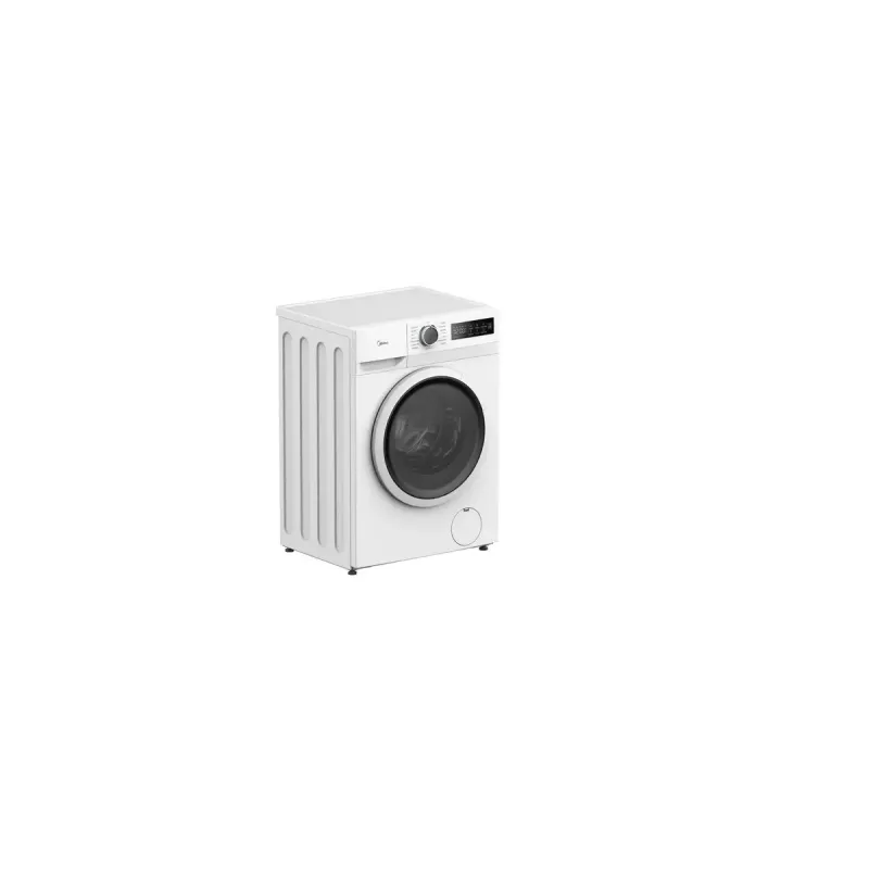 Lavadora de carga frontal Midea MF110W80BA10/W-HR — 8 kg, 1400 rpm, clase energética A, pantalla LED, función vapor, 60×48 cm