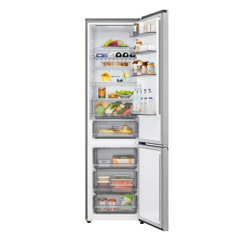 Frigorífico de libre instalación LG GBBS322CPY 375 l, plata, frigorífico 262 l / congelador 113 l, No Frost, pantalla LED
