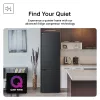 Frigorífico combi LG GBBSJ10EEP de libre instalación 333 L negro