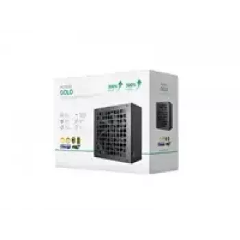 Fuente de alimentación DeepCool GAMERSTORM PQ750G 750W, ventilador de 120mm, totalmente modular, 80+ Gold, ATX 3.1, negro