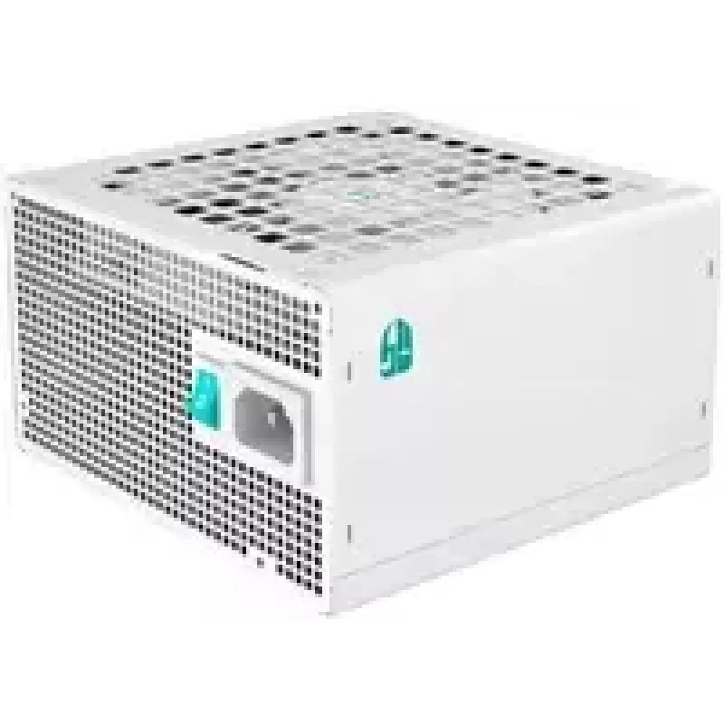 Fuente de alimentación DeepCool GAMERSTORM PQ850G WH 850W, ventilador de 120mm, totalmente modular, 80+ Gold, ATX 3.1, blanco