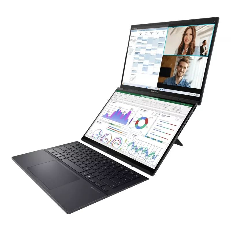 Portátil ASUS Zenbook Duo UX8406CA-QL287W 14 inch OLED táctil FHD 1920x1200 Intel Core Ultra 7 255H 16GB LPDDR5X 1TB SSD Intel Arc Windows 11 Home