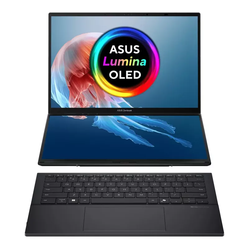 Portátil ASUS Zenbook Duo UX8406CA-QL287W 14 inch OLED táctil FHD 1920x1200 Intel Core Ultra 7 255H 16GB LPDDR5X 1TB SSD Intel Arc Windows 11 Home