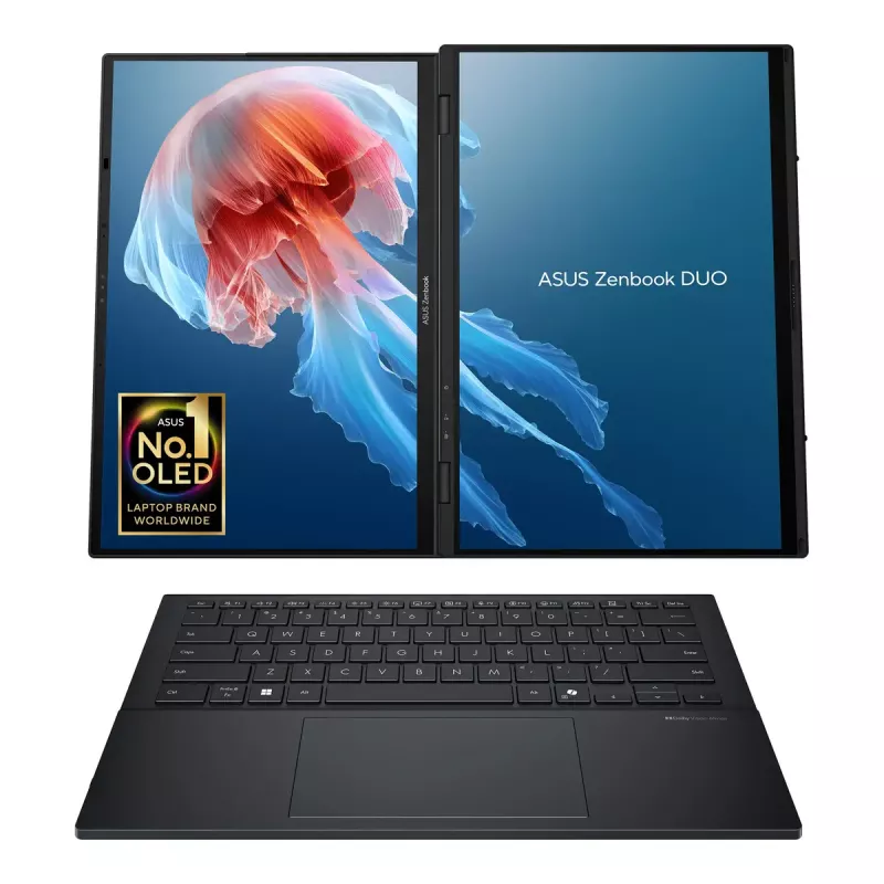 Portátil ASUS Zenbook Duo UX8406CA-QL287W 14 inch OLED táctil FHD 1920x1200 Intel Core Ultra 7 255H 16GB LPDDR5X 1TB SSD Intel Arc Windows 11 Home