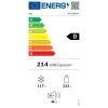 Frigorífico TCL RP340BWD1 — combi independiente, No Frost, 223 L frigorífico / 117 L congelador, 185 cm, clase energética D, pantalla, 35 dB, blanco