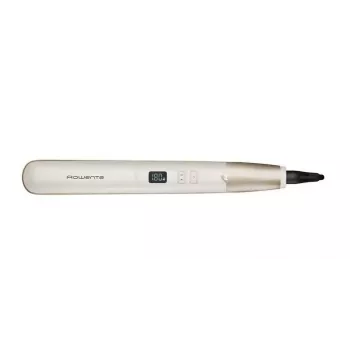 Plancha de pelo Rowenta SF4633F0 — placas de cerámica, 56 mm de ancho, 110–240 V, 8 niveles de calor, blanca
